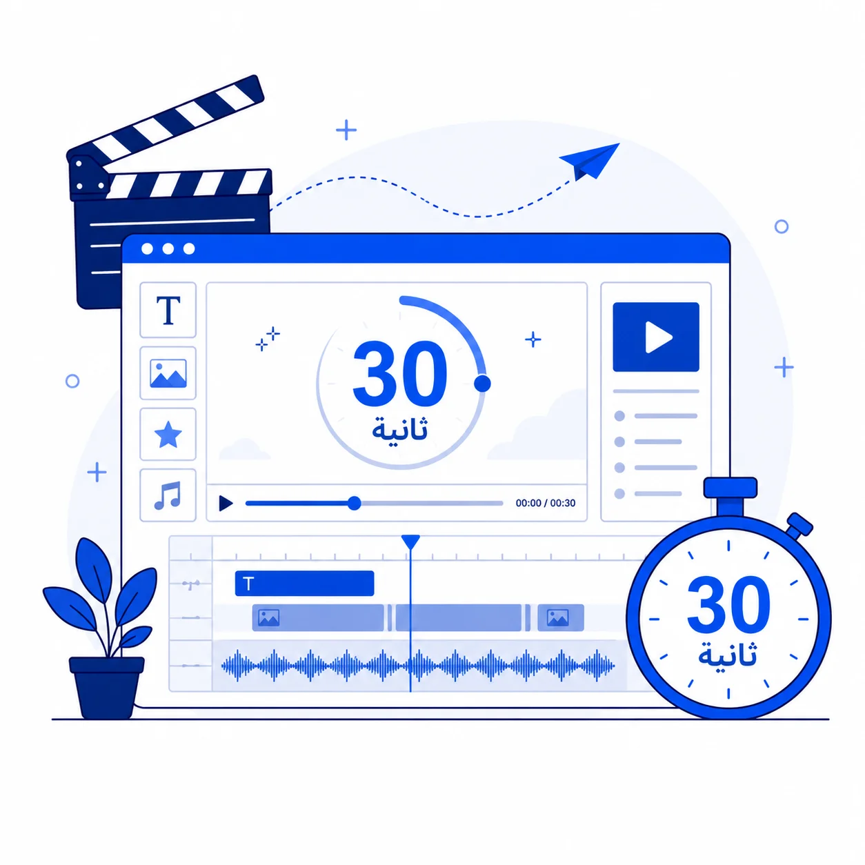 تصميم فيديو موشن جرافيك 30 ثانية