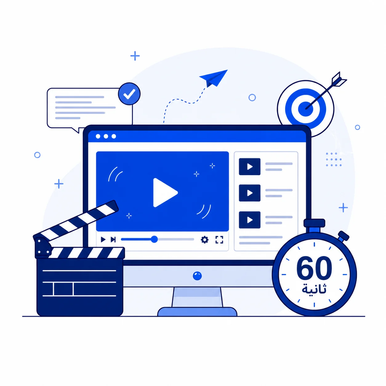 تصميم فيديو موشن جرافيك 60 ثانية