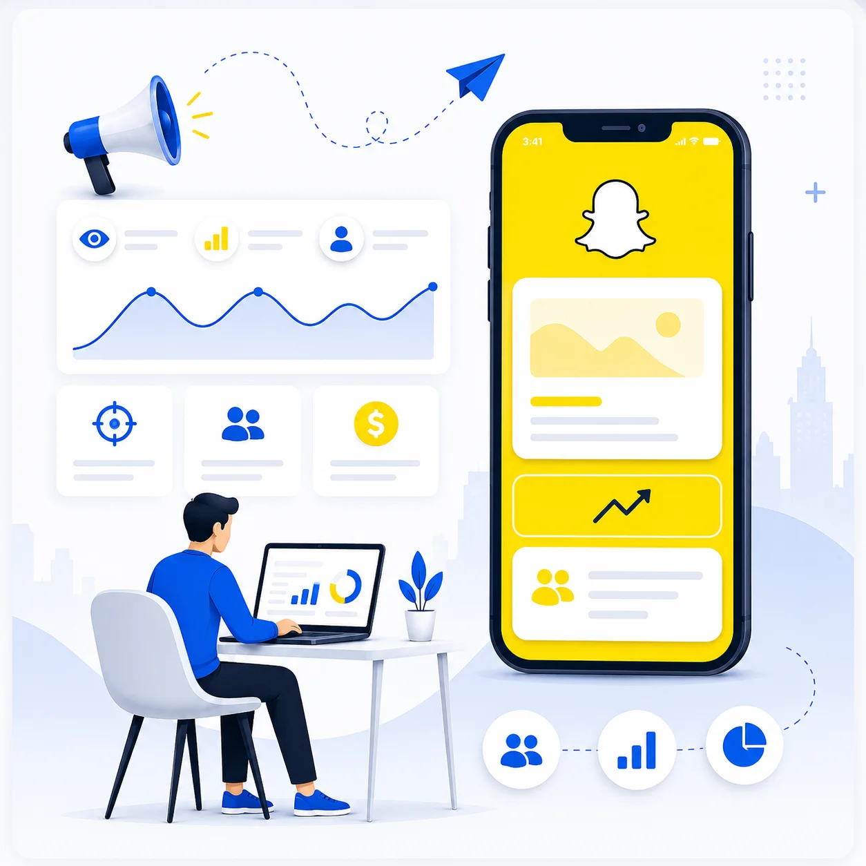 إدارة حملات سناب شات الإعلانية Snapchat Ads